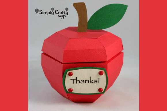 3D Apple Box SVG: A School Season Design Review