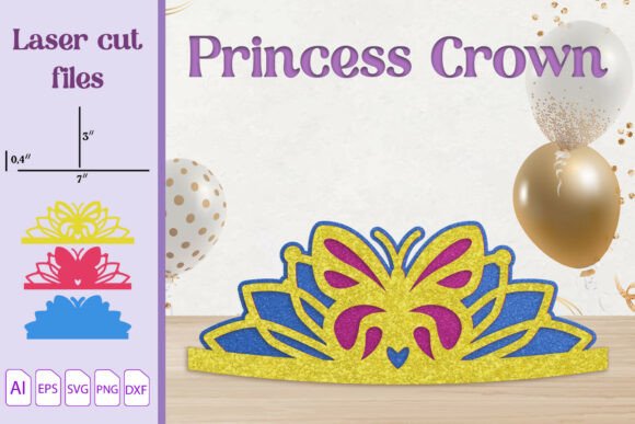3D Butterfly Crown SVG: Birthday Layered Review