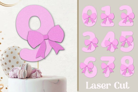 3D Layered Cake Topper: Laser Cutting Birthday Asset
