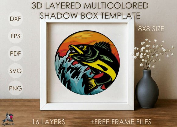 3D Sea Fish Shadow Box SVG: An Embroidery Review