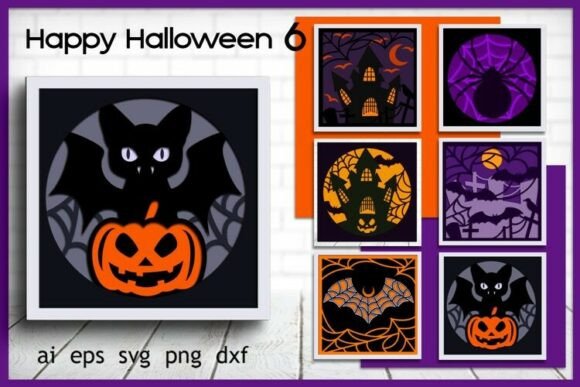 3D SVG Halloween Shadow Box Set Review