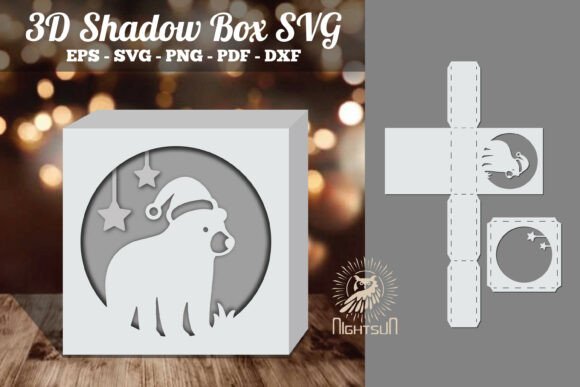 Bear 3D SVG for Shadow Boxes: A Crafter’s Review