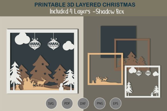 Christmas Tree with Ornaments 3D SVG Review