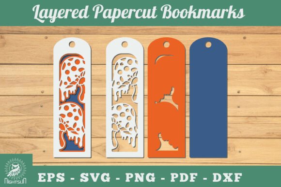 Fall 3D SVG: Mushroom Papercut Bookmarks Review
