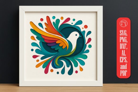 Flying Bird 3D SVG for Shadow Boxes: A Brand Review