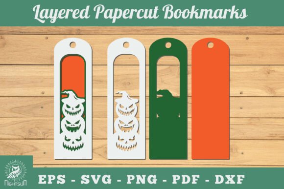 Halloween Pumpkin 3D SVG: Papercut Bookmarks Review