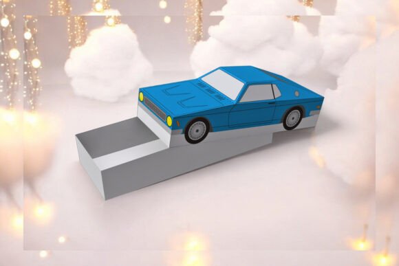 Muscle Car Favor: 3D SVG Shapes for Branding