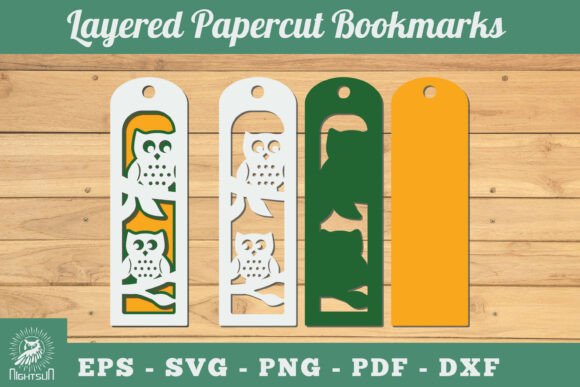 Owl 3D Papercut Bookmarks SVG 1: Editorial Asset Review