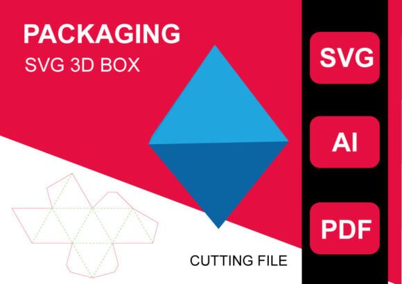 Platonic Solid Pyramid Box 3D SVG Shapes Review