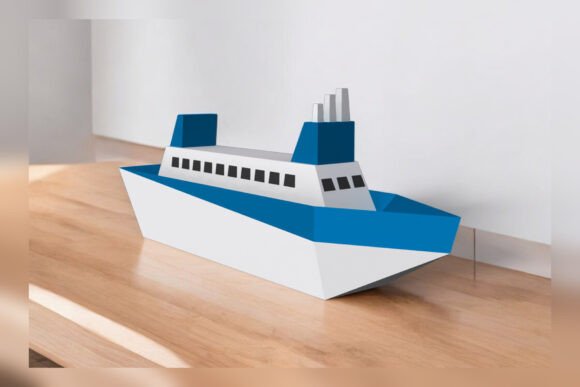 Ship Favor 3D SVG: Shapes for Client Projects