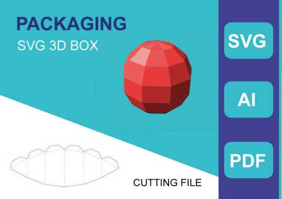 Sphere Box 3D SVG: Layered Objects Review